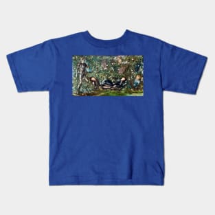 The Knights and the Briar Wood - Edward Burne-Jones Kids T-Shirt